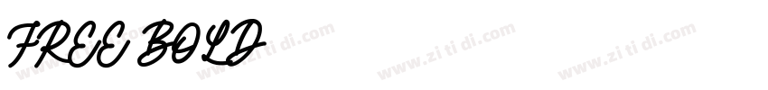 FREE BOLD字体转换 FREE BOLD字体转换